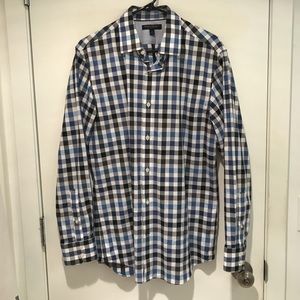 Banana Republic Thick Checkered Button Up